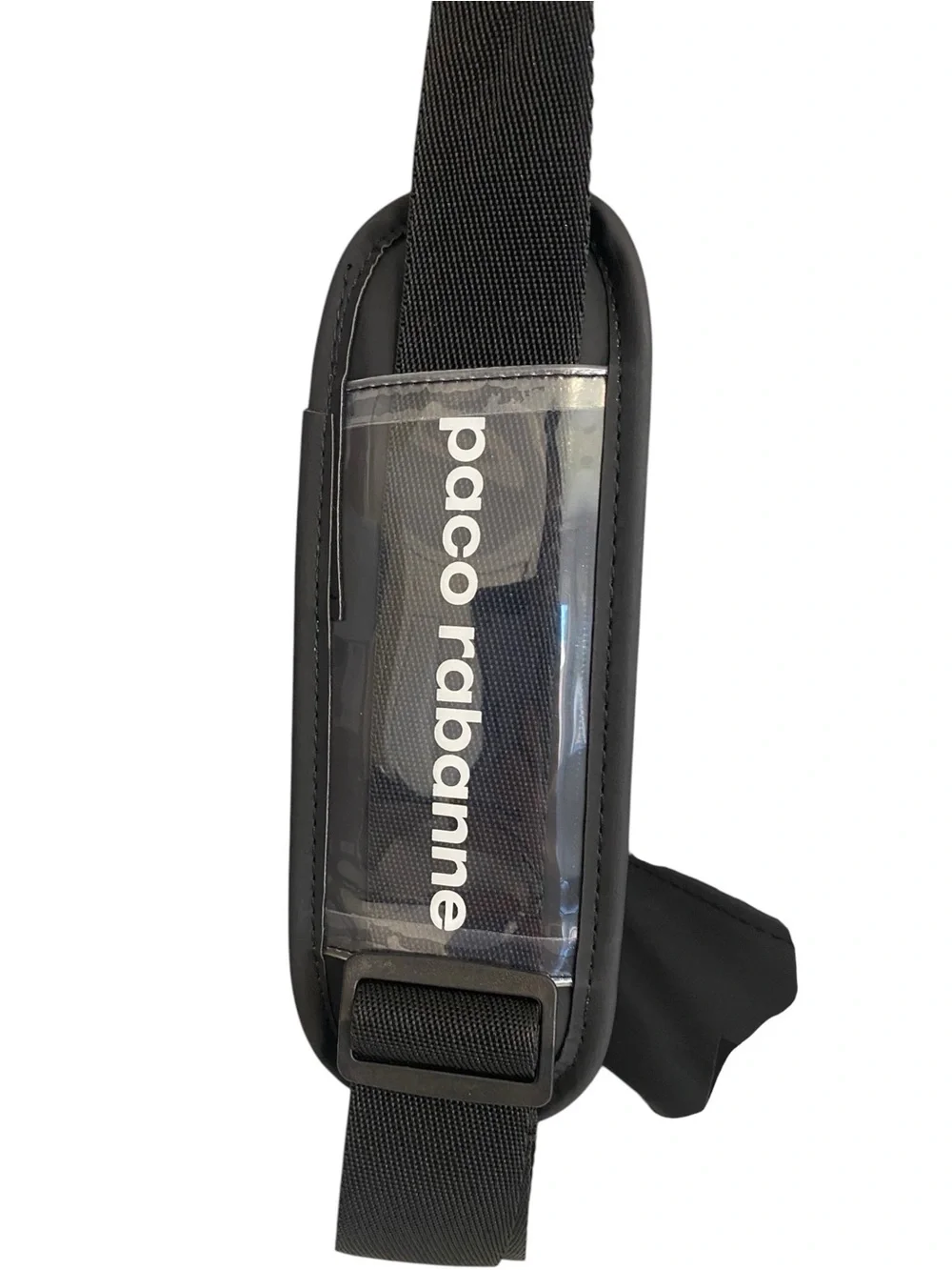 Paco Rabanne Invictus Silver Dry Bag Roll Top Crossbody Backpack New